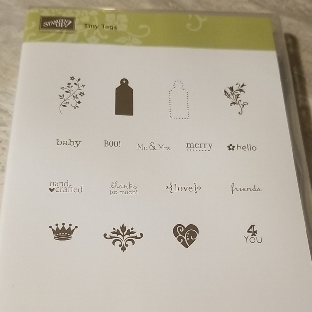 Stampin' Up! Tiny Tags Stamp Set